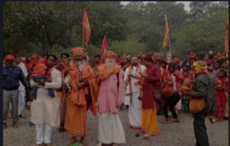 Seven day Maruti Mahayagya being performed at Auri Mod Hanuman Temple