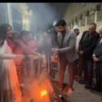 Parvartan Singh celebrated Lohri with joy in sub-division Hodal