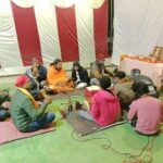 Hundreds of devotees participated in Bhajan Sandhya/Sunderkand