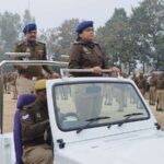 The salute of the weekly Friday parade was taken by Superintendent of Police BhadohiThe salute of the weekly Friday parade was taken by Superintendent of Police Bhadohi