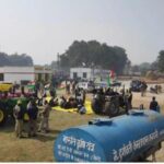 Administration stopped farmers' tractor procession. Farmers were going to celebrate national festival.