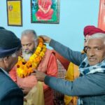 Grand welcome to Mahant Krishna Giri Ji Maharaj on his return from Ayodhya