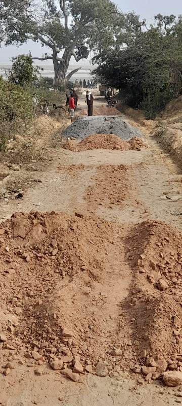 Due to the tireless efforts of BCC, the construction work of interlocking of the road to Bankhandeshwar temple started.