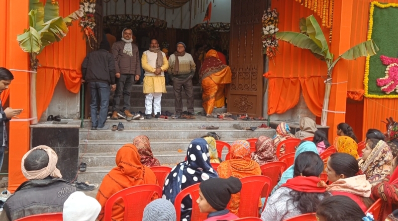Every particle of Bhadohi chanted Jai Shri Ram, Jai Shri Ram on the death of his life.
