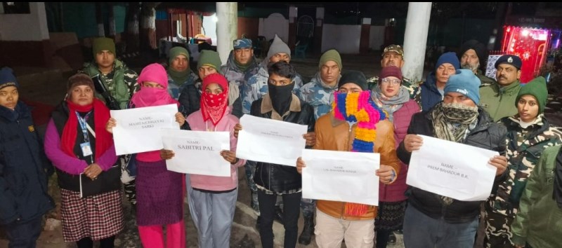 05 human smugglers caught during patrolling by Sashastra Seema Bal